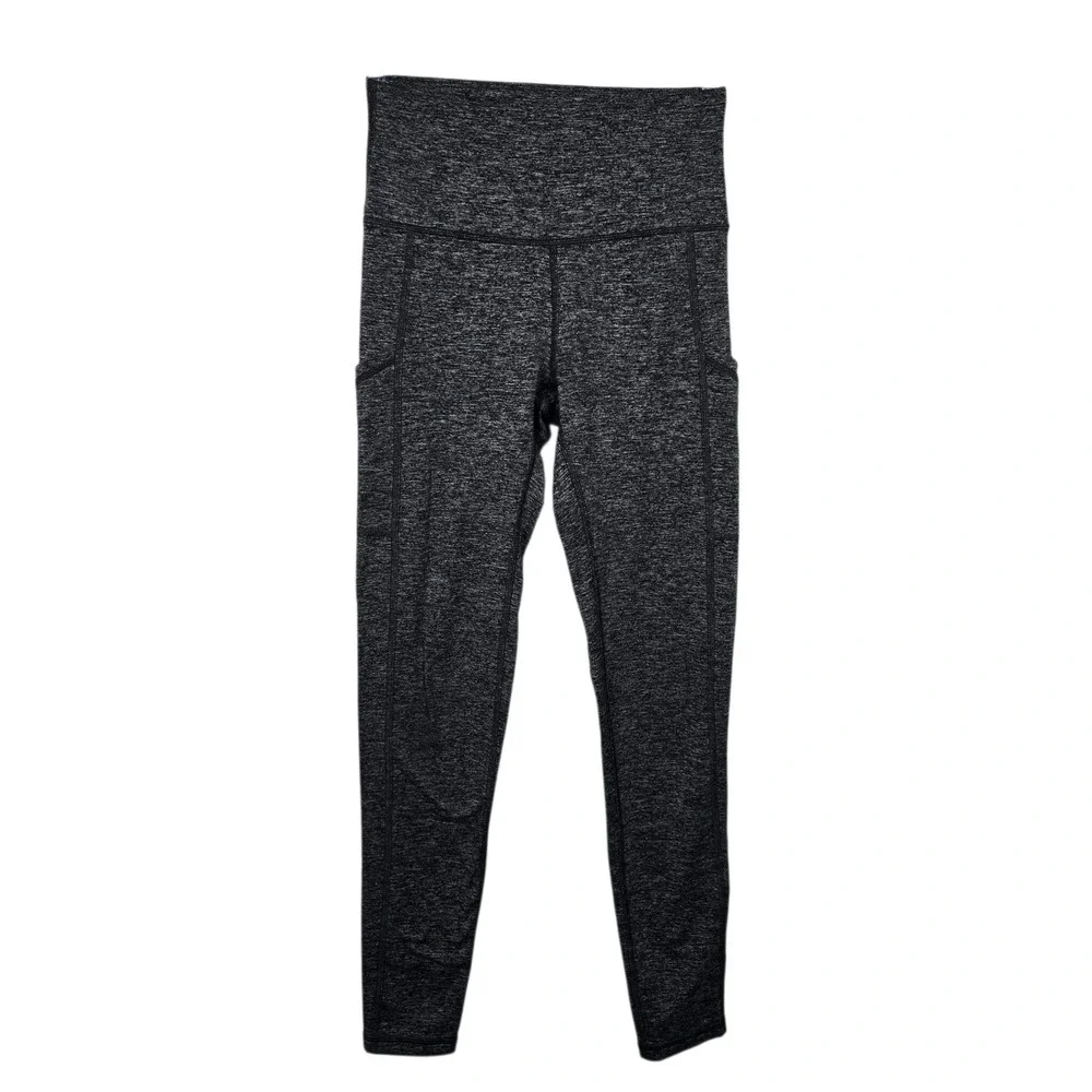 Aerie Chill Play Move Grey Space Dye High Waisted Leggings‎ Pockets Size Small S